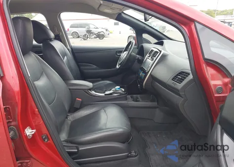 2013 Nissan Leaf Sv z USA, uszkodzony, nr VIN 1N4AZ0CP5DC404876